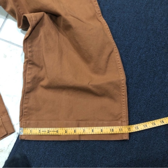 Madewell Burnt Orange Wide Leg Jeans Size 35 - Picture 11 of 11